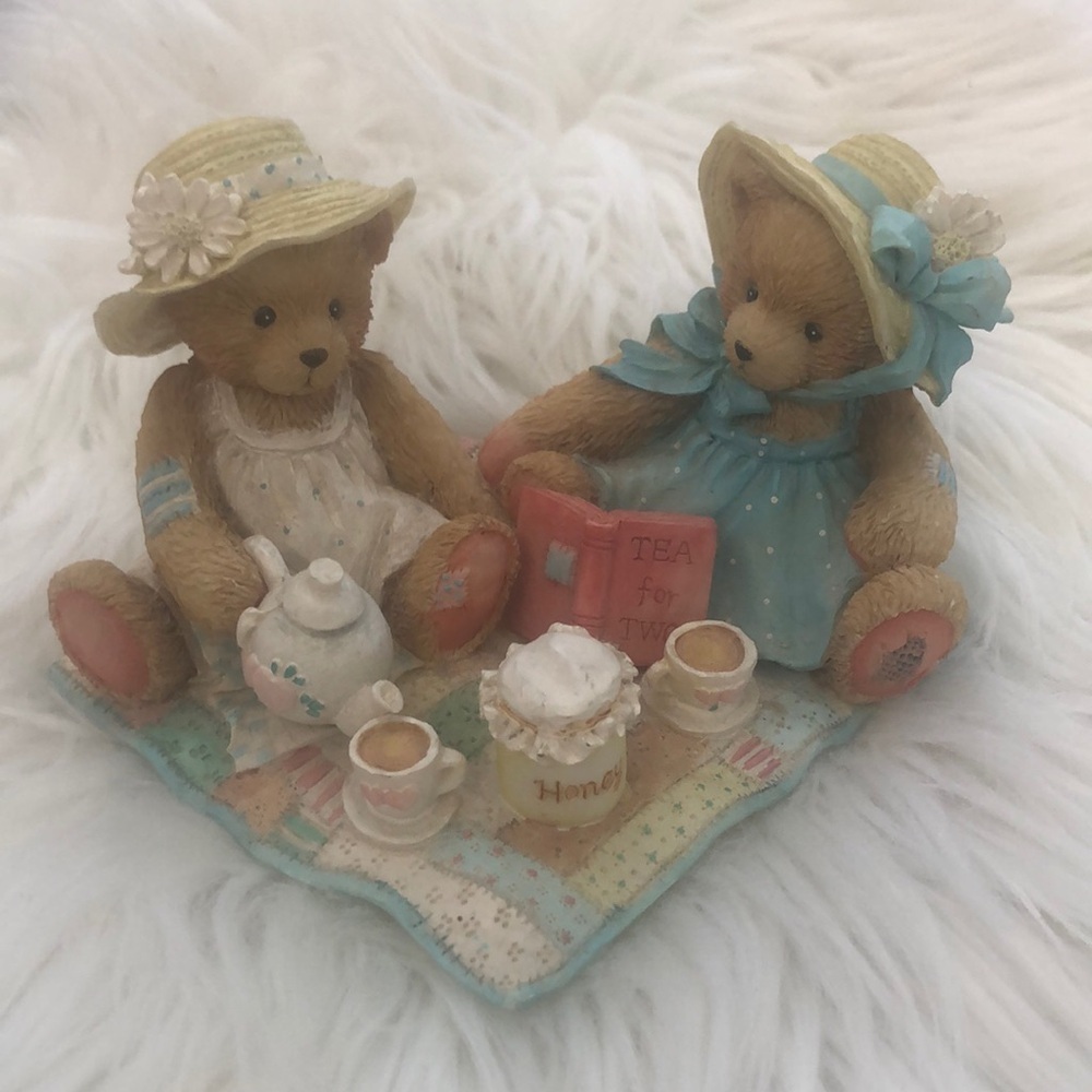 Vintage Cherished Teddies “Figurine Our Friendship is a perfect blend” 1992